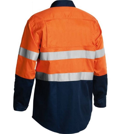 Picture of Bisley, Taped Hi Vis Cool Lightweight Shirt (4x Pack)